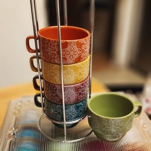 World Market Stackable mug set ( Discontinued)